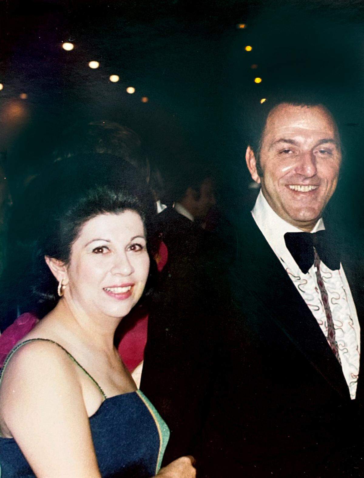 The couple at the Miracle Ball in 1973.