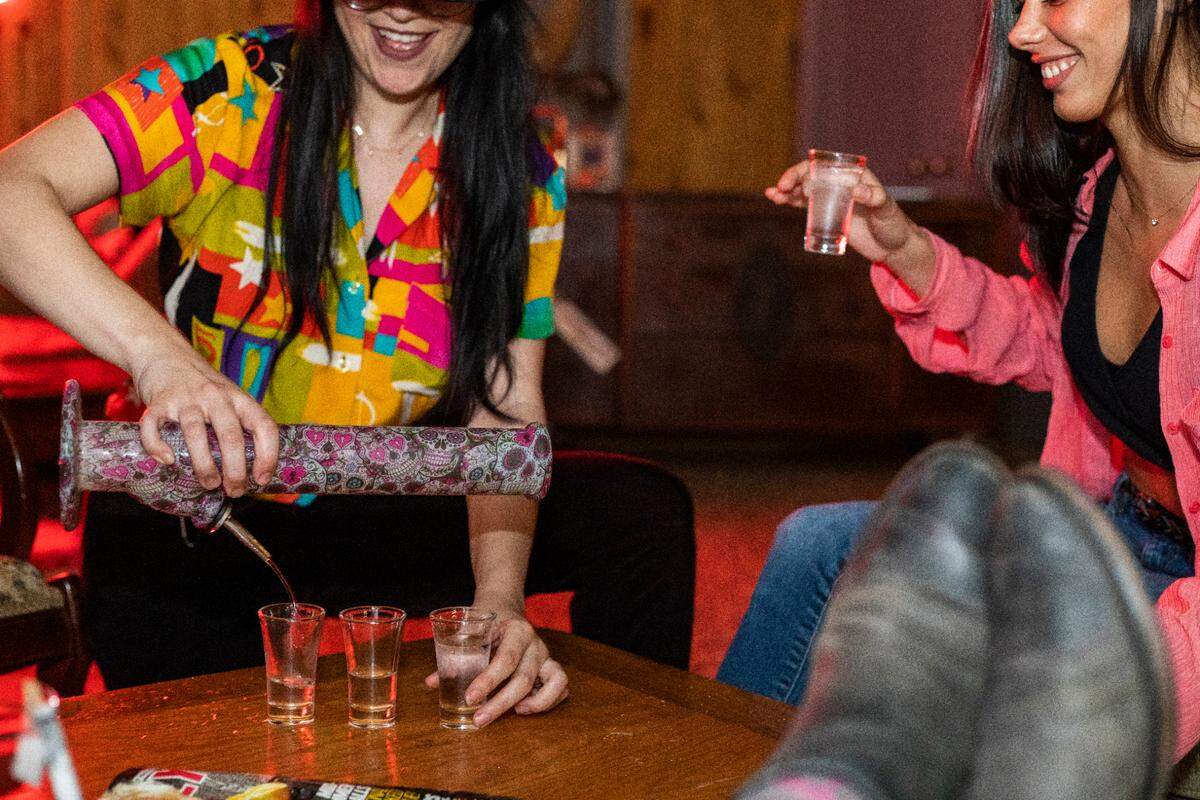 Relive your misspent youth with shots that come in a bong.