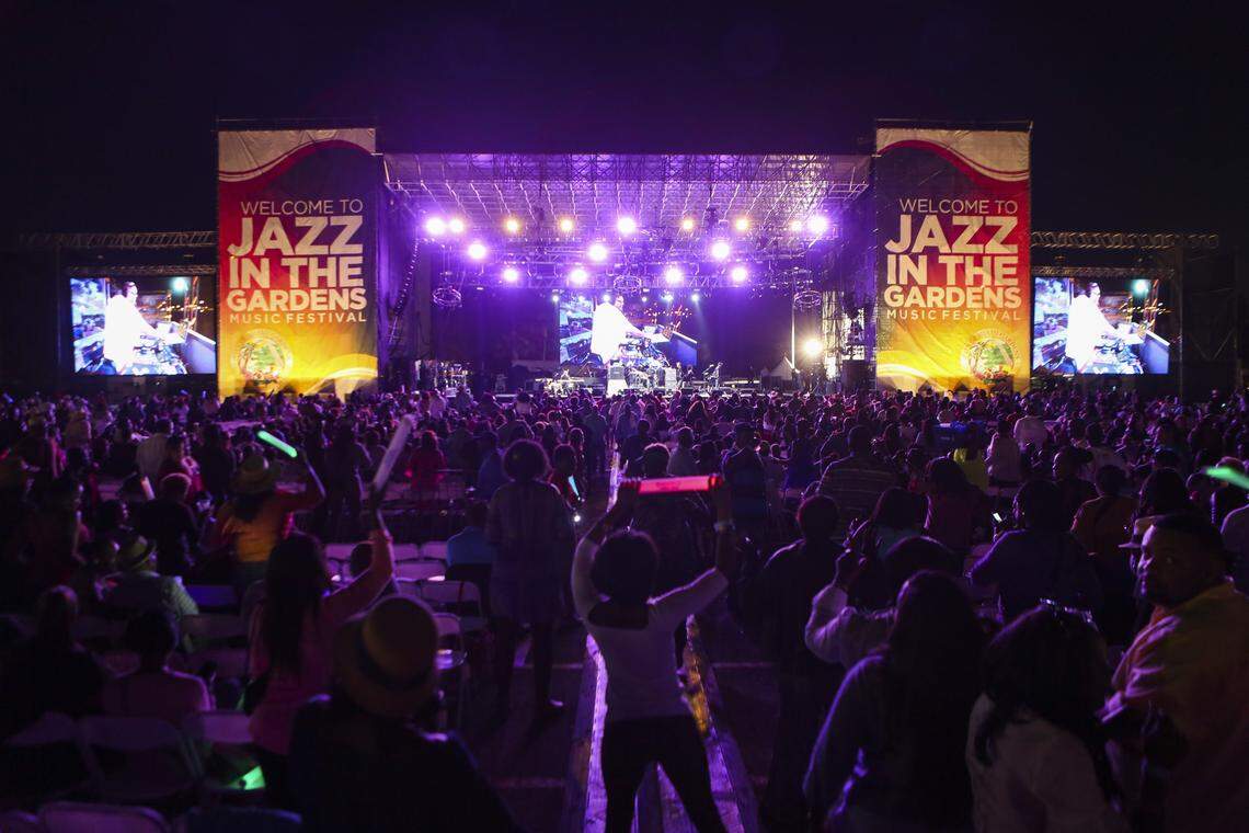 Jazz in the Gardens Music Festival at Hard Rock Stadium in Miami Gardens attracts thousands. The show plans to go on, March 12-13, 2022, with featured performers Mary J. Blige, The Roots and SWV, among others.