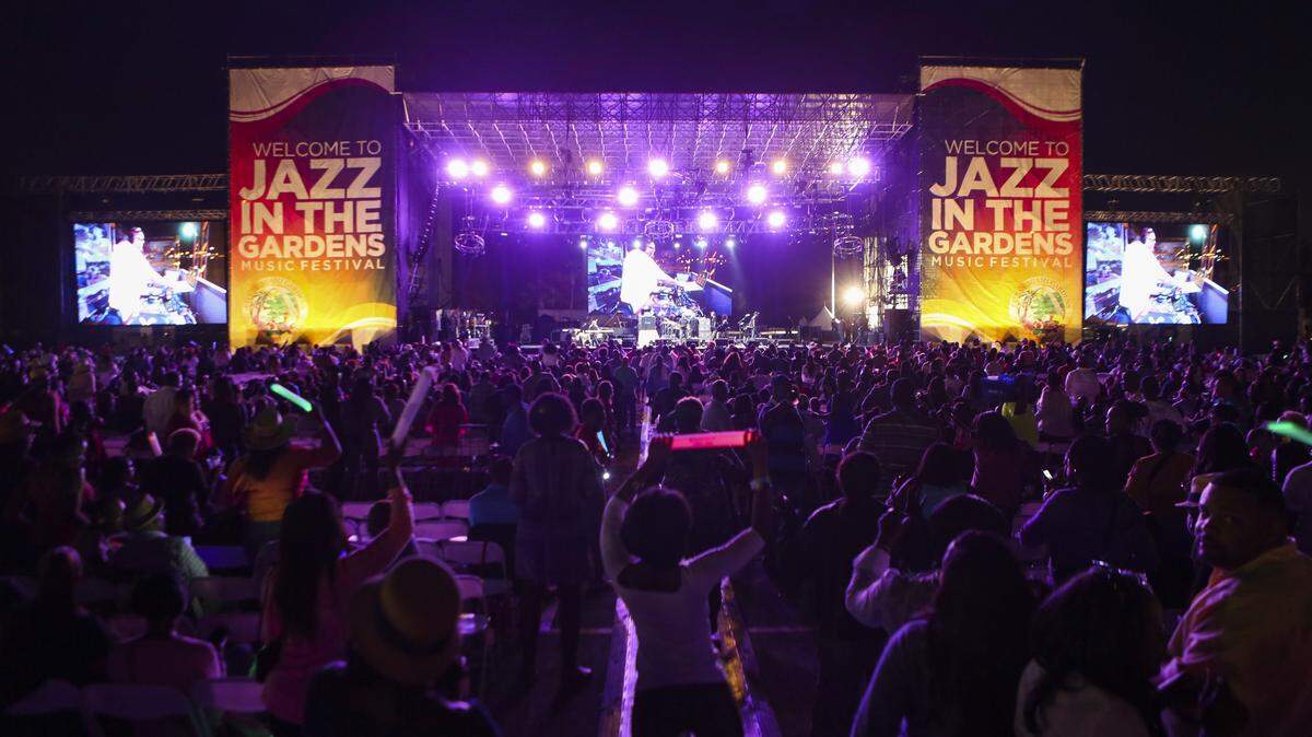 Jazz in the Gardens Music Festival at Hard Rock Stadium in Miami Gardens.
