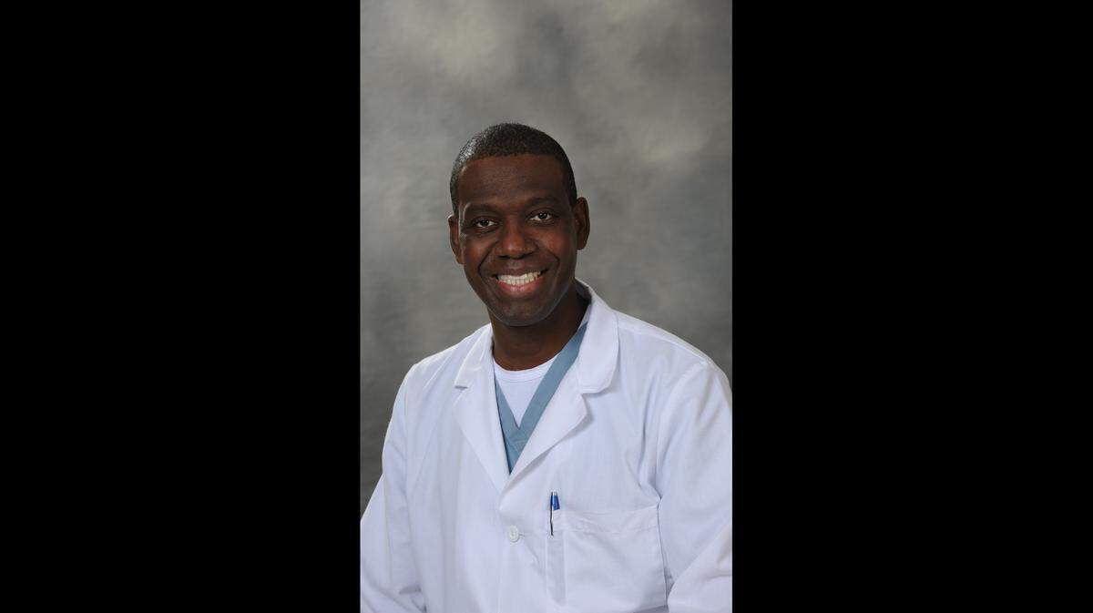 Dr. Arnoux Blanchard, program director of Broward Health’s cardiovascular fellowship program.