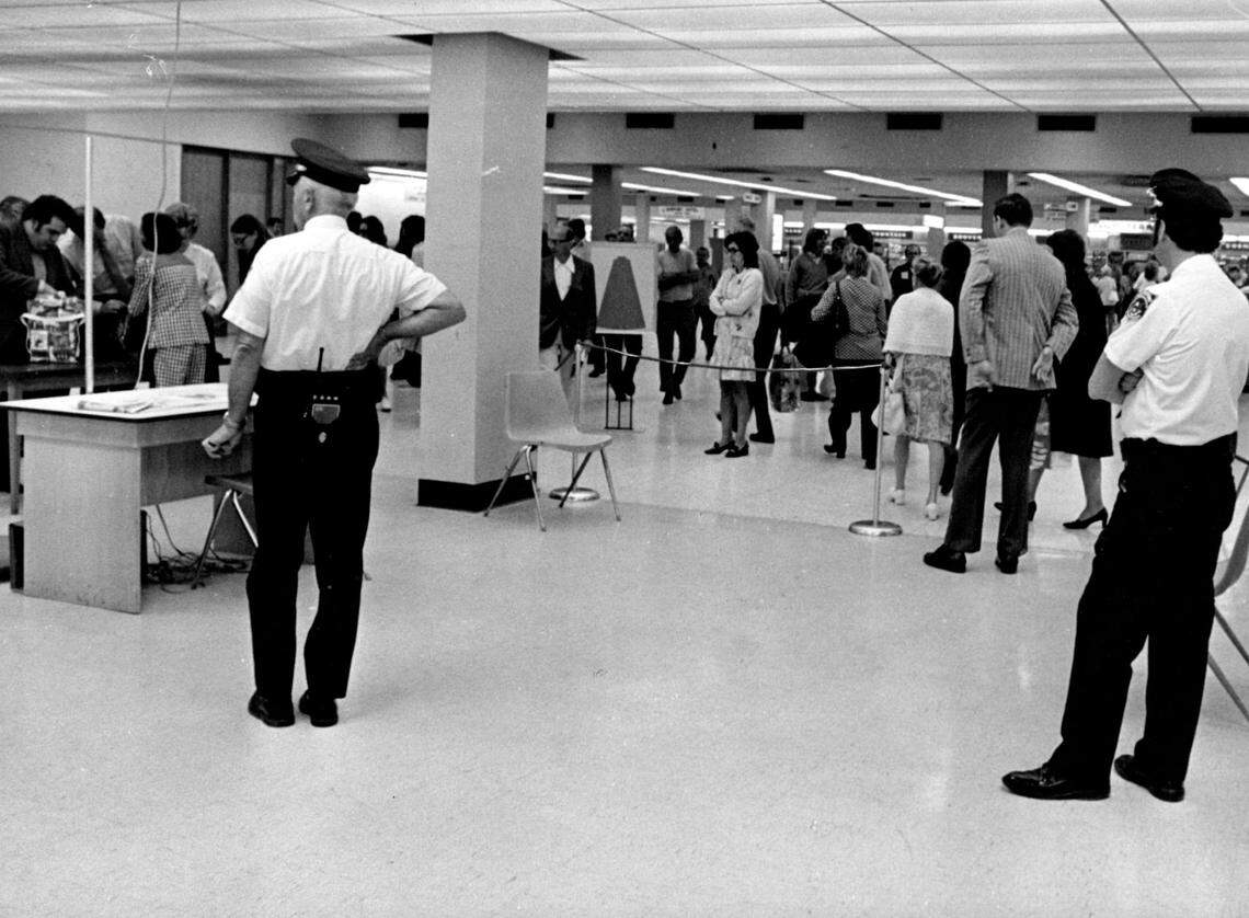 National Airlines gate in Miami in 1973.
