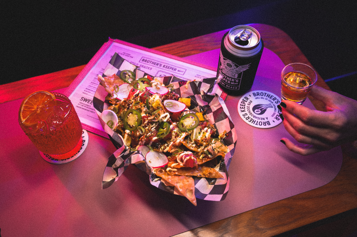 Tuna nachos at Brother’s Keeper on Miami Beach