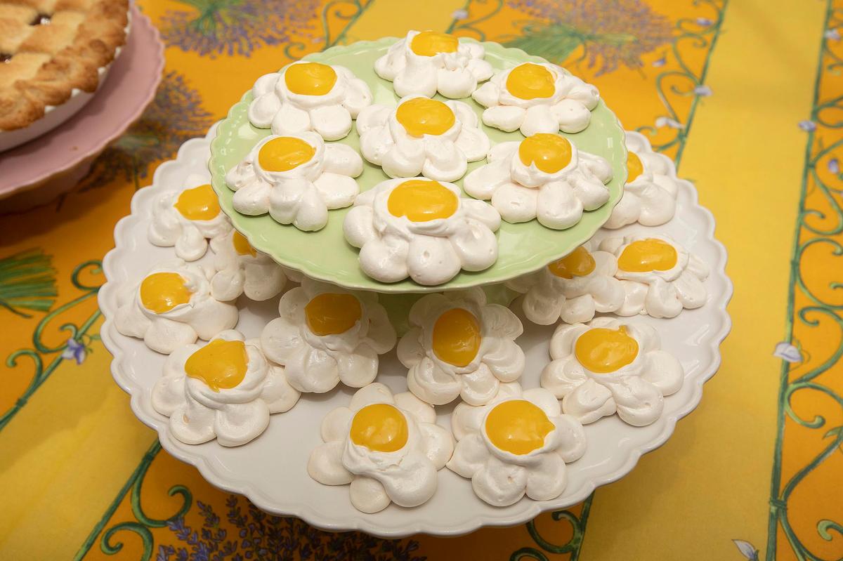 A scrumptious platter of baked goods, baked by Dr. Josefina Farrá, a University of Miami endocrine surgeon who treats thyroid and andrenal glands. She bakes to relax at her home in South Miami.