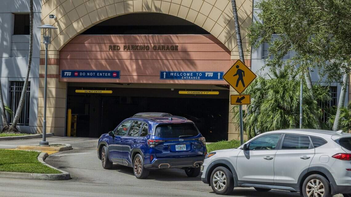Students drive in circles for campus parking. What are UM and FIU doing about it?