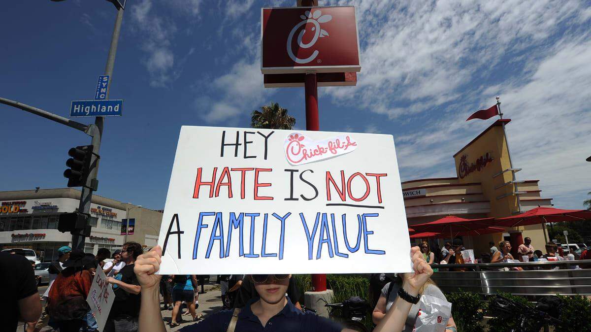 Chick-fil-A restaurant chain says it will no longer donate funds to faith-based organizations, including those that oppose same-sex marriage.