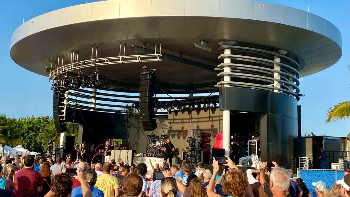Sammy Hagar & the Circle perform at the 3,500-capacity Coffee Butler Amphitheater in Key West on May 23, 2021.
