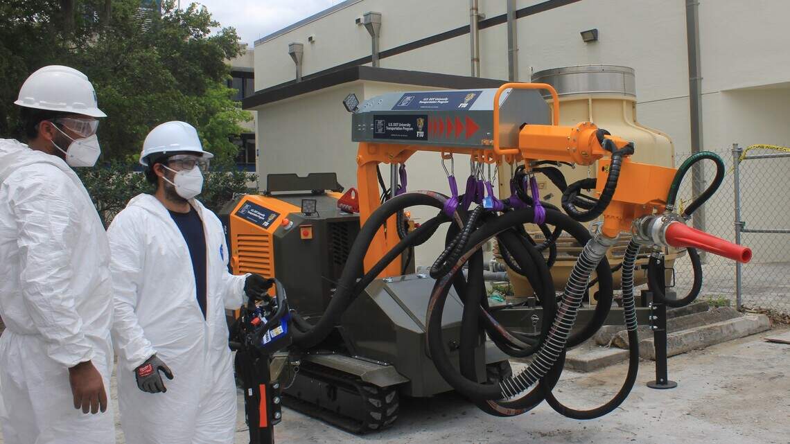 Can a dog help save a bad bridge? How FIU researchers are using smell and tech