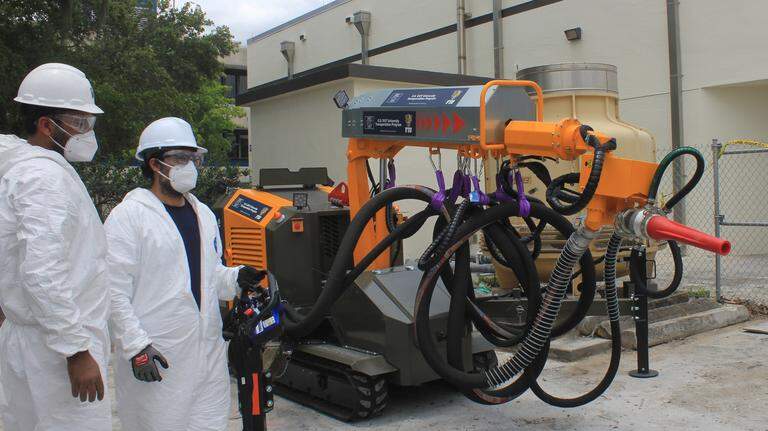 Can a dog help save a bad bridge? How FIU researchers are using smell and tech