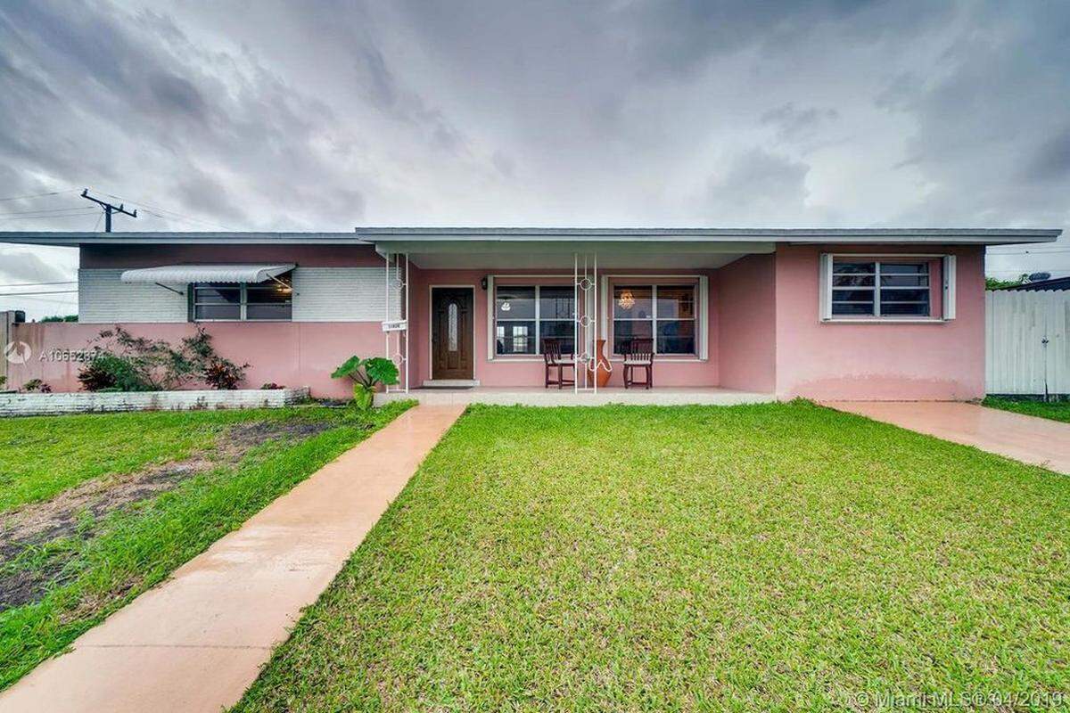 This four-bedroom, three-bath home at 11930 SW 172 Street is on the market for $320,000.
