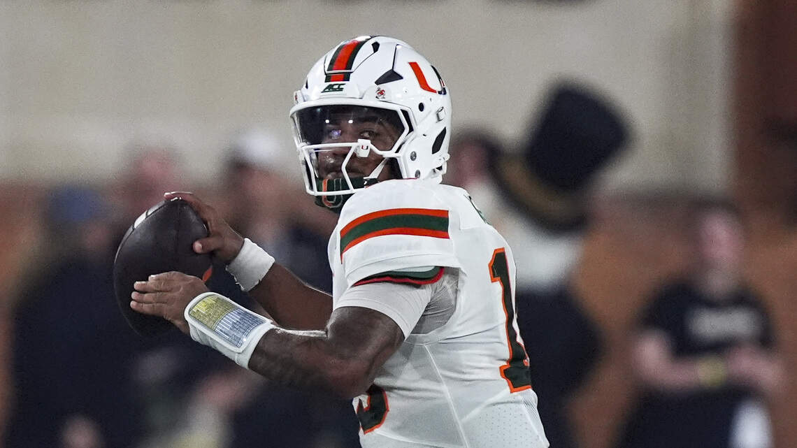 Mensah completes record 24 consecutive passes, No. 5 Hurricanes hold on in Wake Forest win