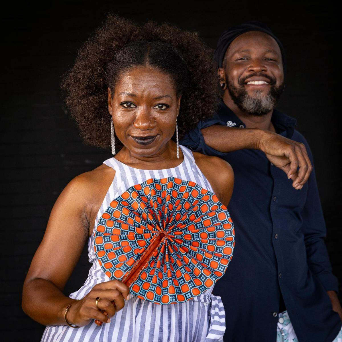 MUCE (Miami Urban Contemporary Experience) founders Ashlee Thomas, left, and Bart Mervil are photographed at the MUCE Little Haiti campus, which serves as a productive and creative space for Miami’s artistic community.