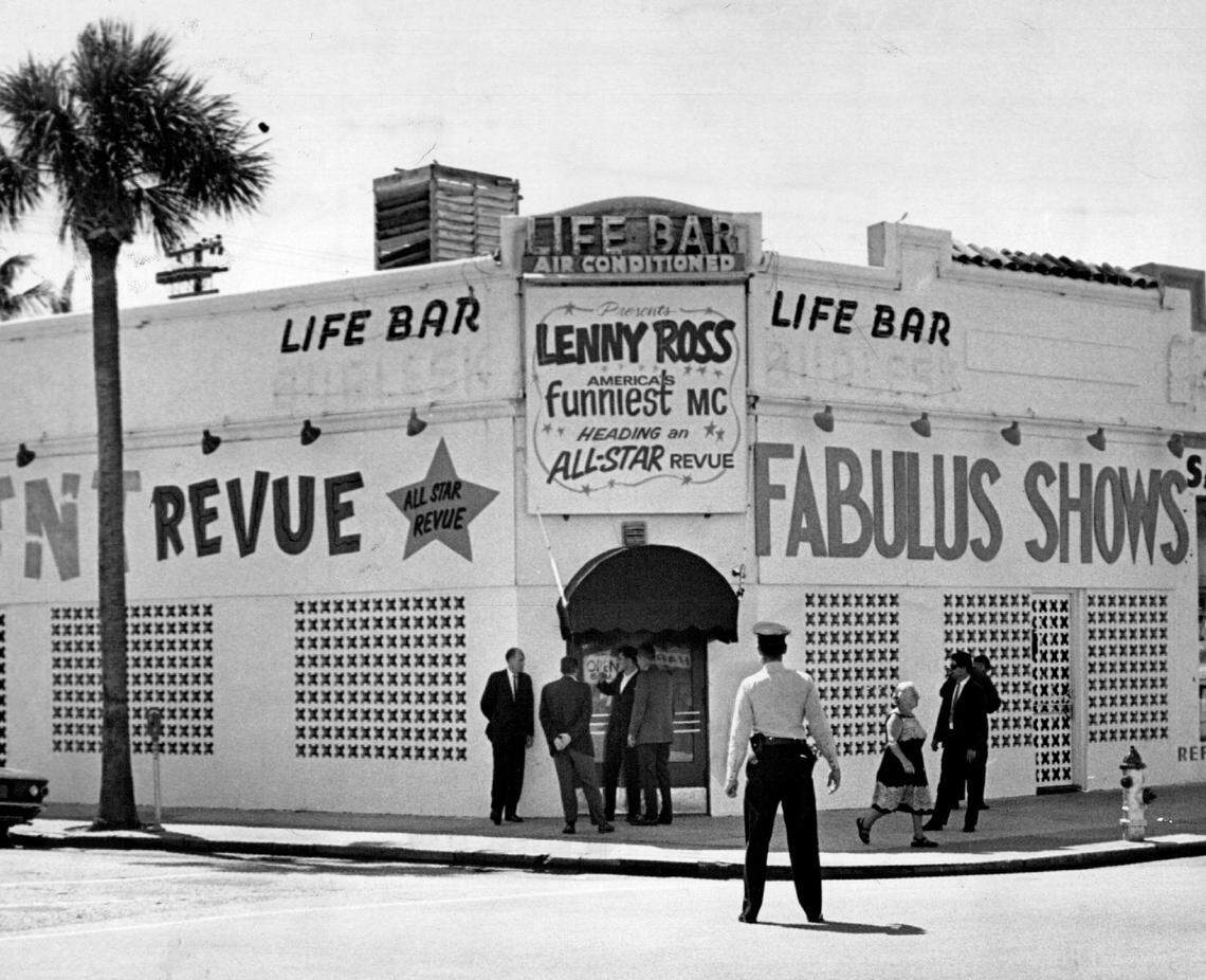 Life Bar on Miami Beach in 1964.
