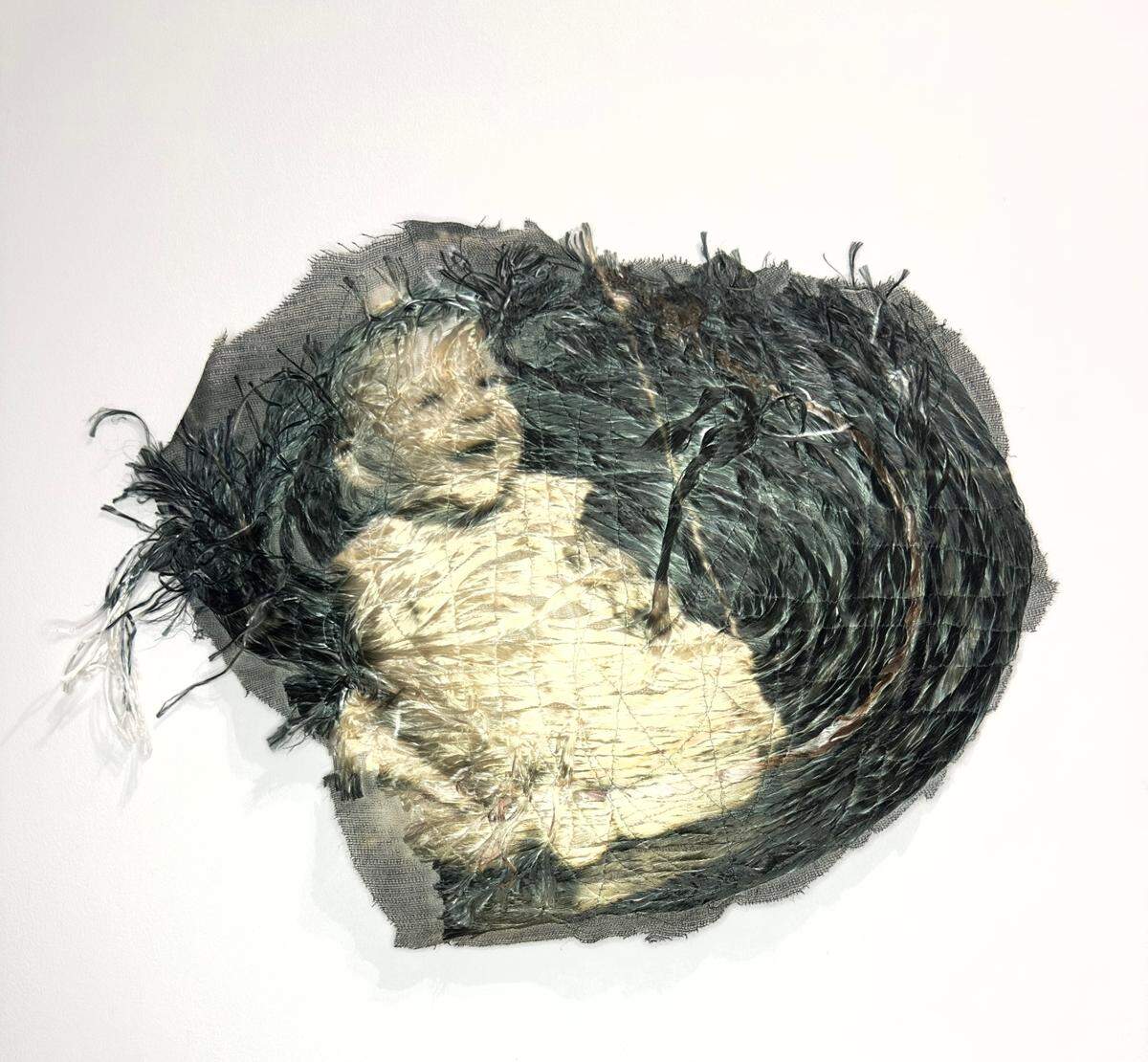 “La Nieta” by artist Lisu Vega. A solo exhibition of her work will be on display at Edge Zones in Little River.