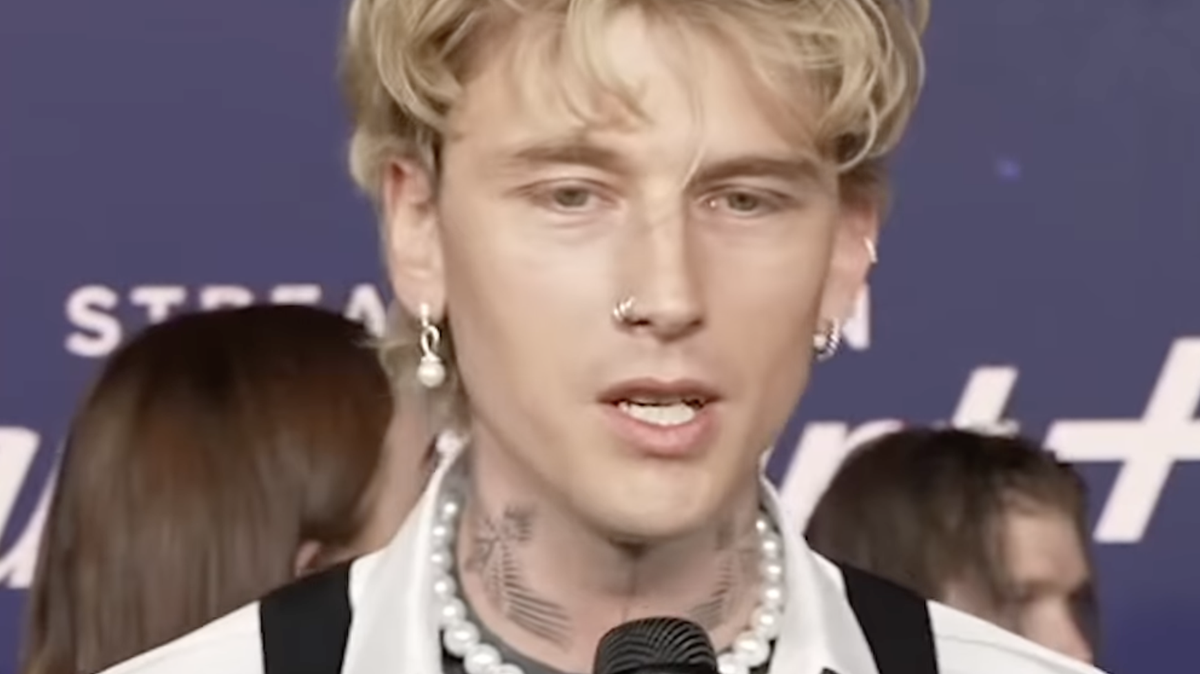 MGK revealed he had to get home quickly to care for his sick daughter.