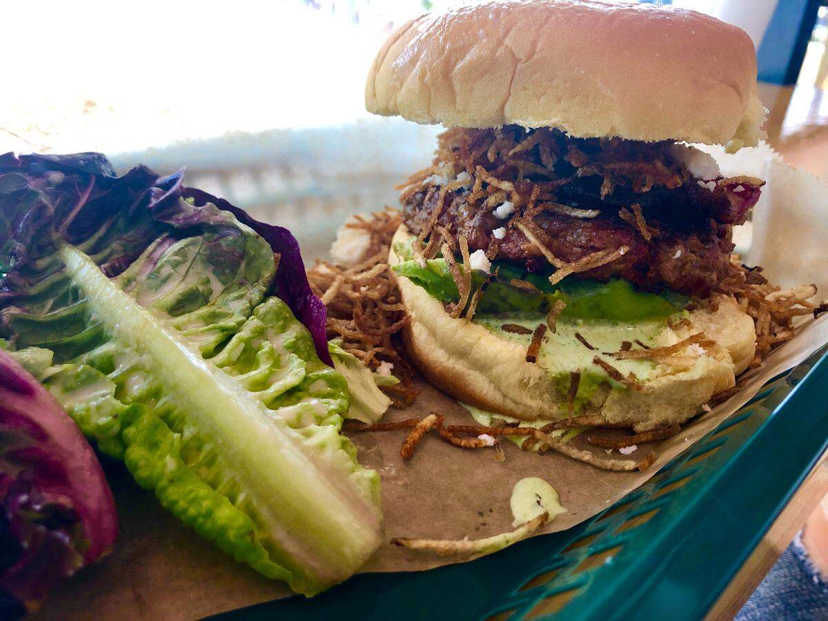 El Gringo frita at Chug’s diner in Coconut Grove