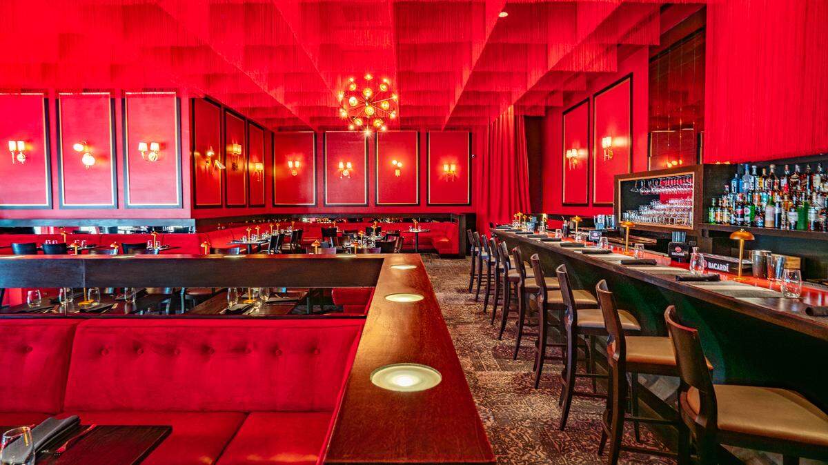 Teatro, the new restaurant at the Adrienne Arsht Center for the Performing Arts in downtown Miami, was designed by Johanna Dilone.