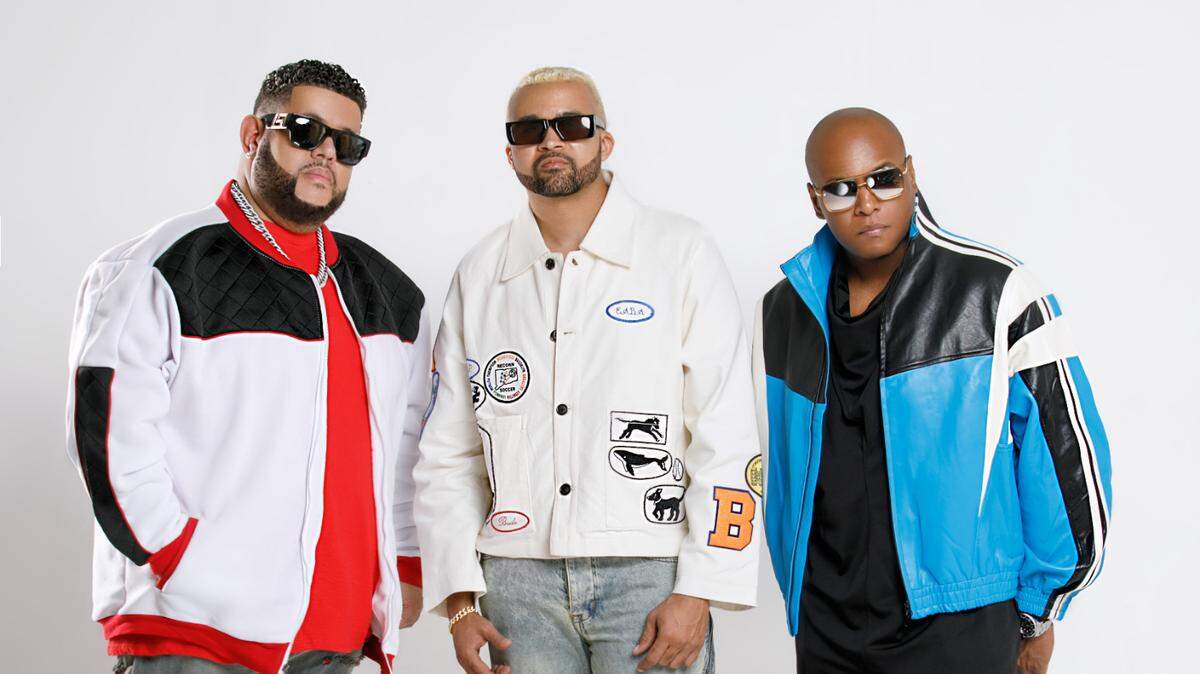 From left to right, Haitian konpa artists Mickael Guirand, Richard Cavé and Carlo Vieux, better known as Carimi, will stage their final U.S. reunion concert show in South Florida on Friday, March 21, 2025.