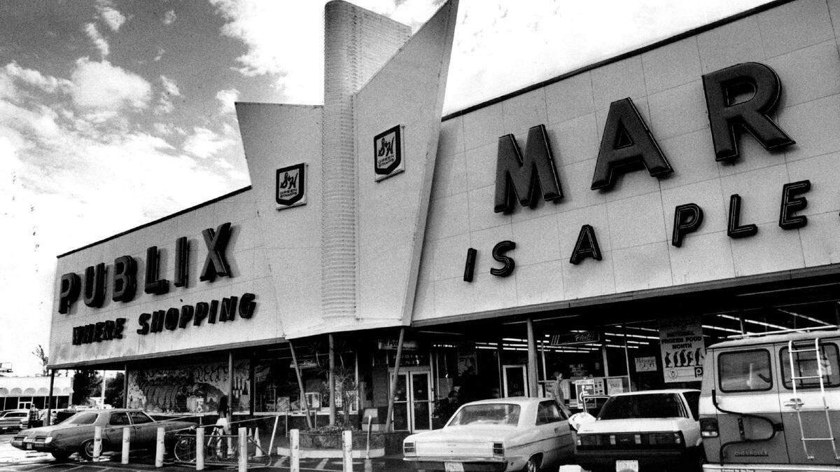 Publix looked like that? See the supermarket in the days before Pub Subs and BOGOs