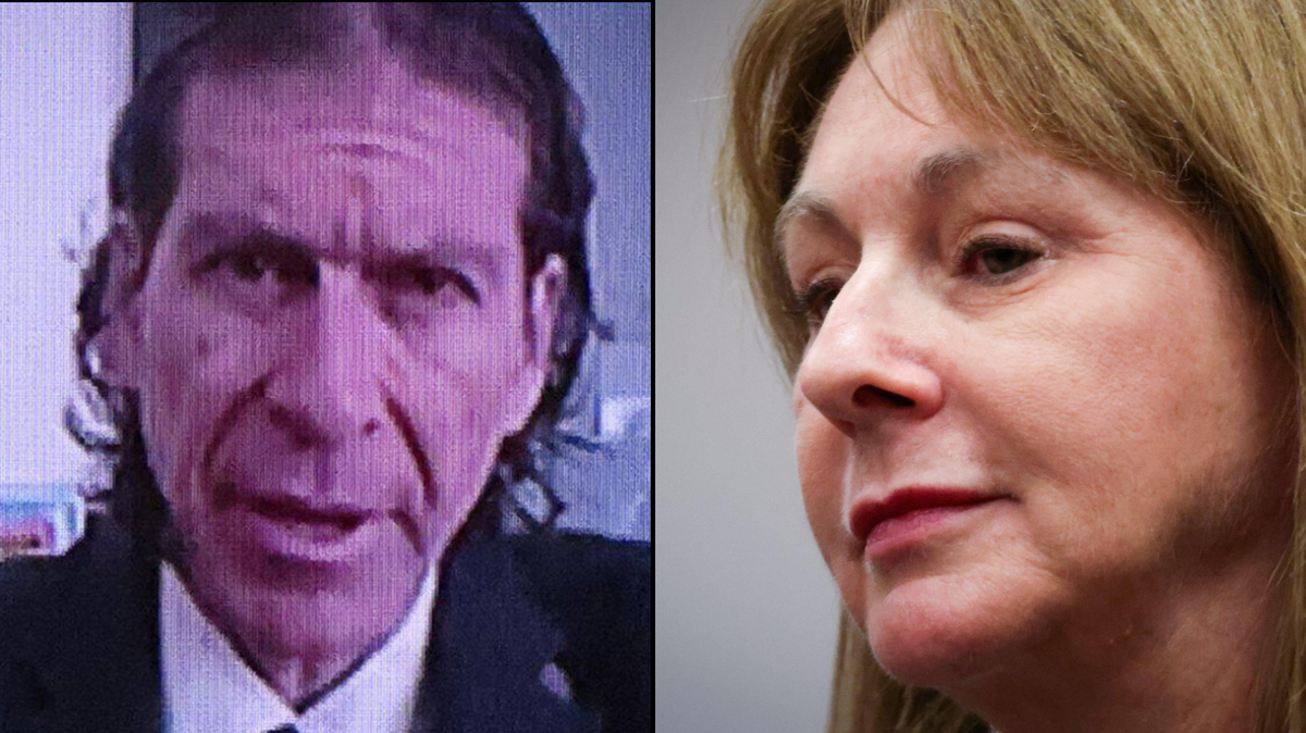Attorney Howard Srebnick, left, is representing George Pino, while Laura Adams is handling the prosecution.