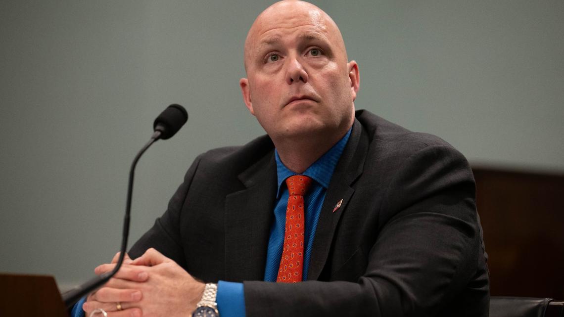 Patrick Lechleitner, Acting Director of Immigration and Customs Enforcement, testifies before a House subcommittee on Capitol Hill in Washington, D.C., on April 17, 2024. (Photo by Craig Hudson/Sipa USA)