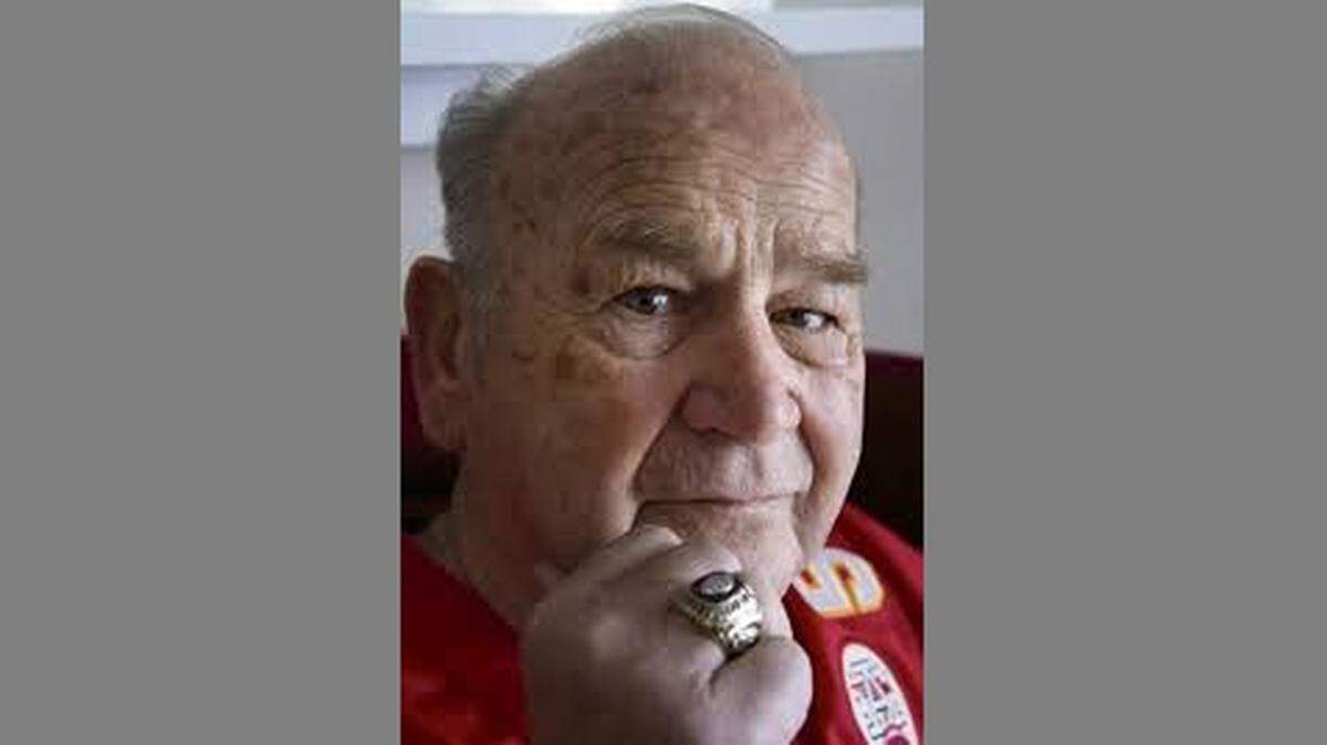 Walt Corey, shown in a 2015 photo, holds the forever distinction of being the first former Miami Hurricanes football player to play in a Super Bowl game. The first SB, on Jan. 15, 1967, would be his final game as an NFL player.