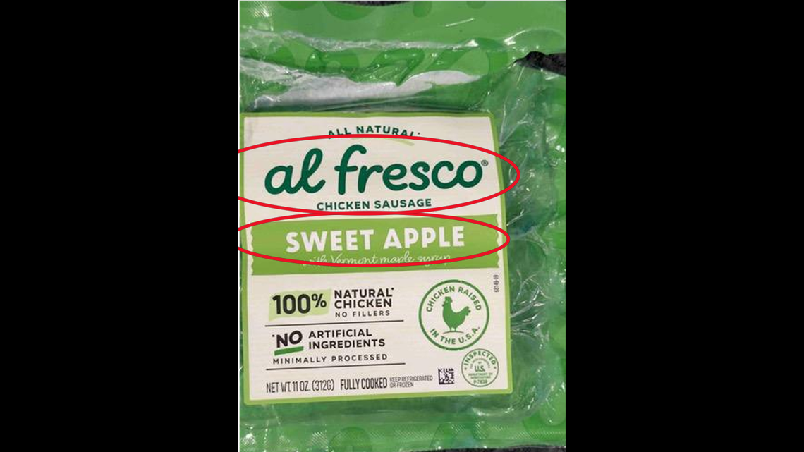 Sausage sold at Walmart and elsewhere recalled after white plastic found inside