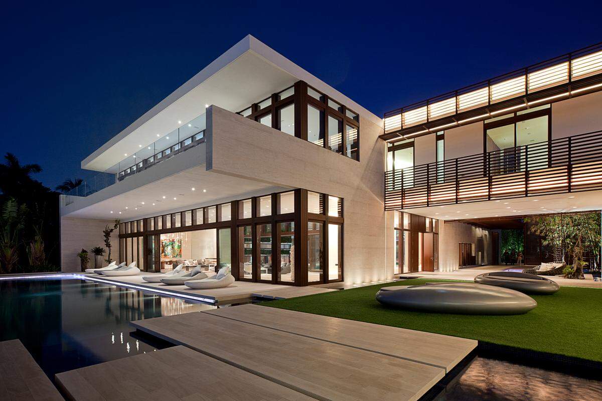 This mansion at 3 Indian Creek Island Road sold in February for $50 million, a new record for a single-family home in Miami-Dade County.