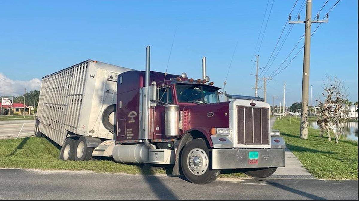 A Florida deputy on his way to work jumped into action to save trucker who was having a ‘medical episode’ on the highway, according to the DeSoto County Sheriff’s Office