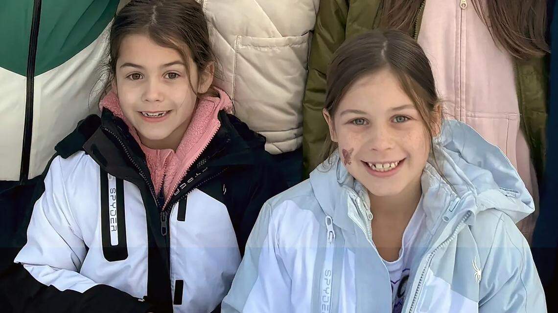 From left: Hanna and Rebecca Lawrence, the 8-year-old Camp Mystic campers who died in the massive flooding in Texas. They were the twin granddaughters of David Lawrence Jr., a former publisher of the Miami Herald and founder of The Children’s Movement of Florida.