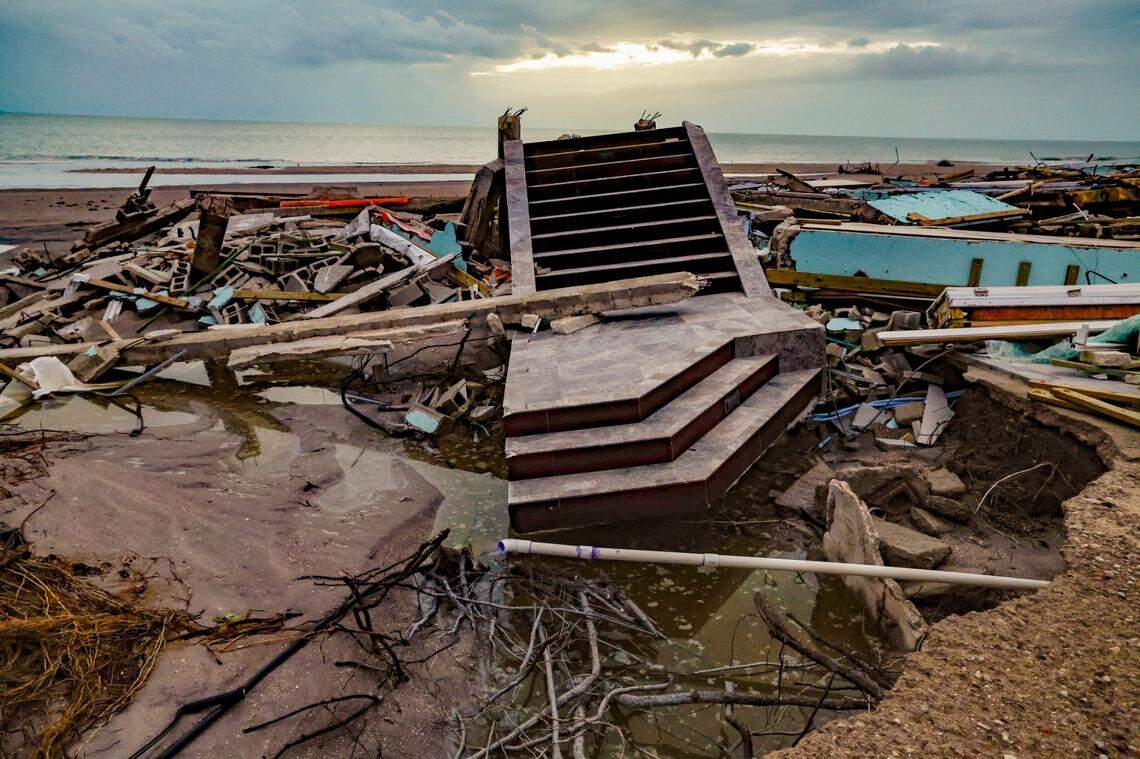 All that remains of a home on Manasota Key