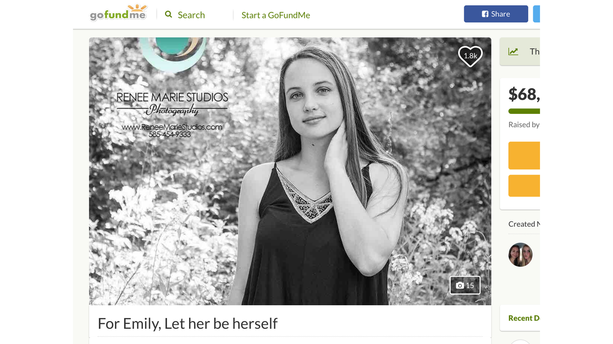 Emily Scheck, a gay college athlete at Canisius College in Buffalo, New York, says family shunned her for having a girlfriend, so friends made a GoFundMe to help her afford school. The NCAA says she can use it.