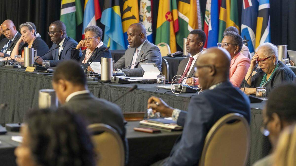 Los líderes de la Comunidad del Caribe se reunieron el miércoles con el secretario de Estado Antony Blinken durante su cumbre en Trinidad y Tobago y trataron ampliamente el tema de Haití.