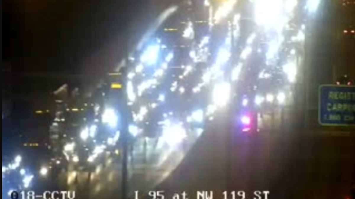 A fatal crash shut down a stretch of Interstate 95 in North Miami-Dade early Friday.