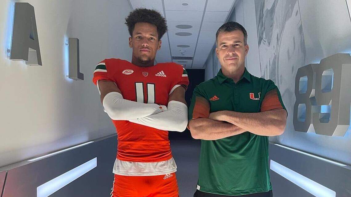 How new Miami commit Cyrus Moss went from oversized cornerback to elite edge rusher