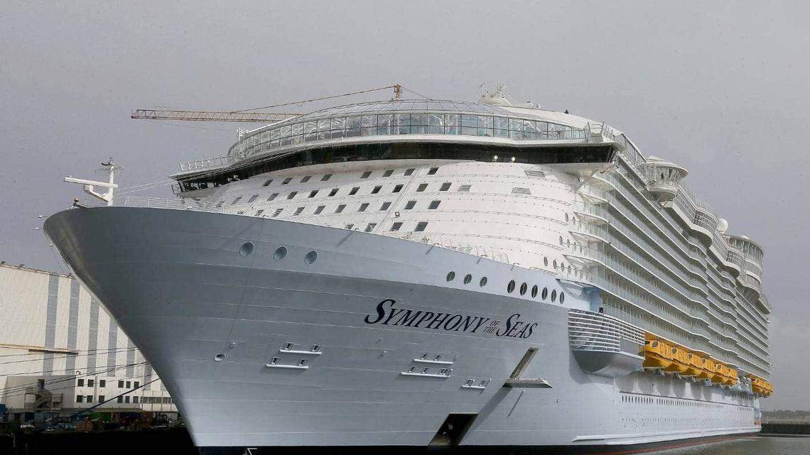 Royal Caribbean’s Symphony of the Seas docked in Miami over the weekend with 48 COVID cases. 