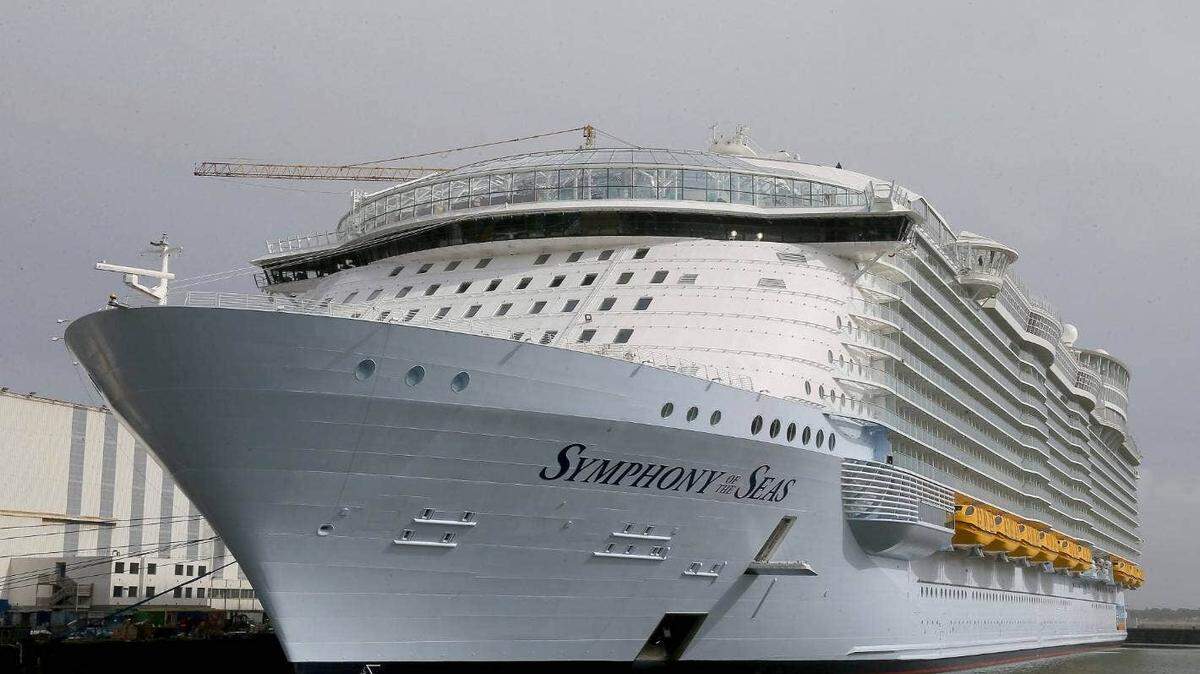 Royal Caribbean’s Symphony of the Seas docked in Miami over the weekend with 48 COVID cases.