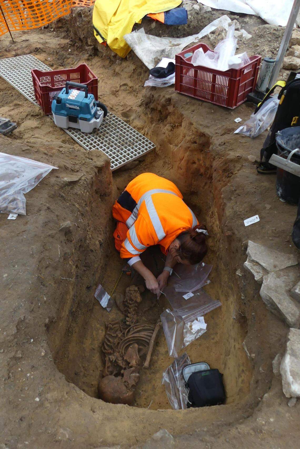 The site has a history of Viking raids, archaeologists said.