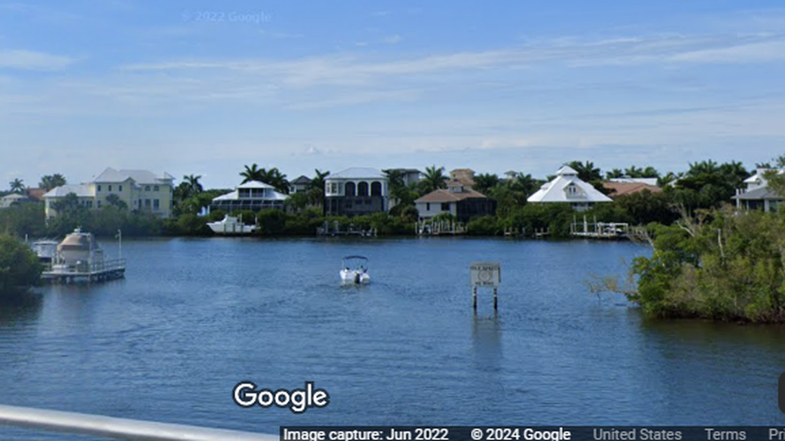 Two people died when a boat crashed into mangrove trees near Little Hickory Bay in southwest Florida, officials say. 