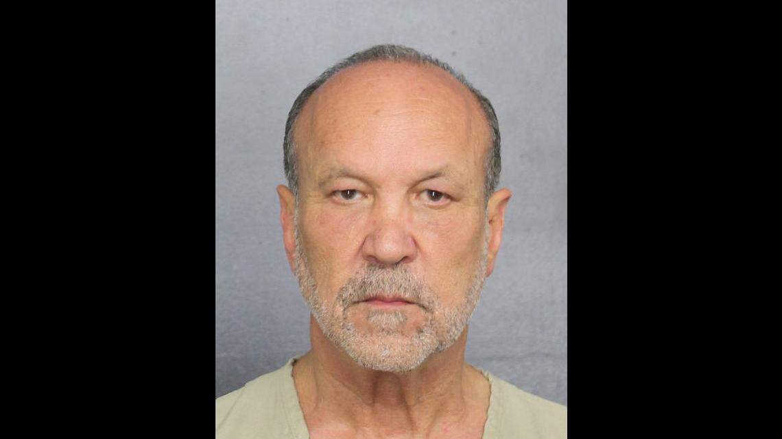 Ron Book in his Sunday night mugshot