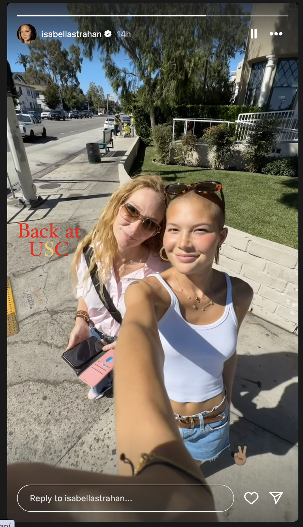 One month after her latest MRI revealed she was officially cancer-free, Isabella Strahan is getting back to normal life.