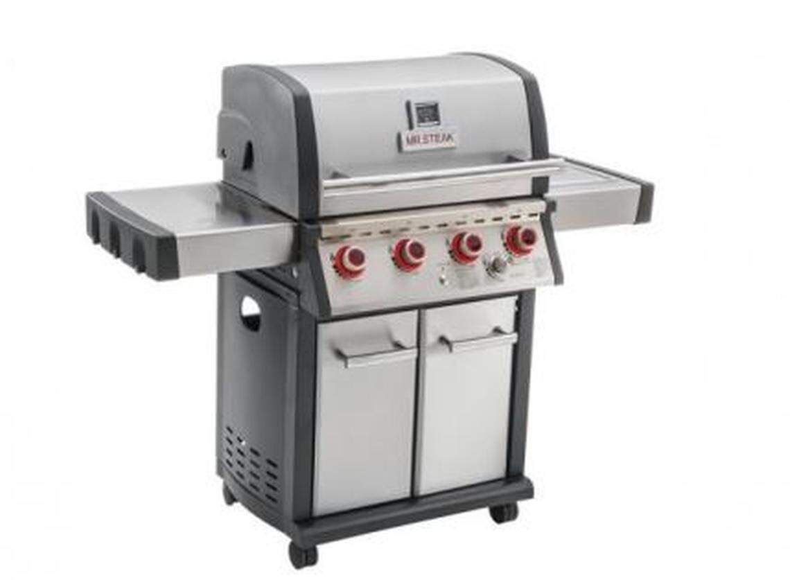 MR. STEAK four-burner patio gas grill