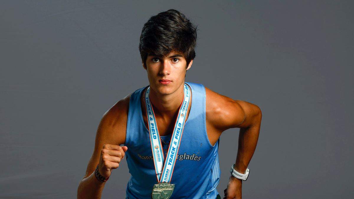 Ransom Everglades boys’ track and field player David Serra for All Dade Player of the Year, photographed on Thursday, May 25, 2023.