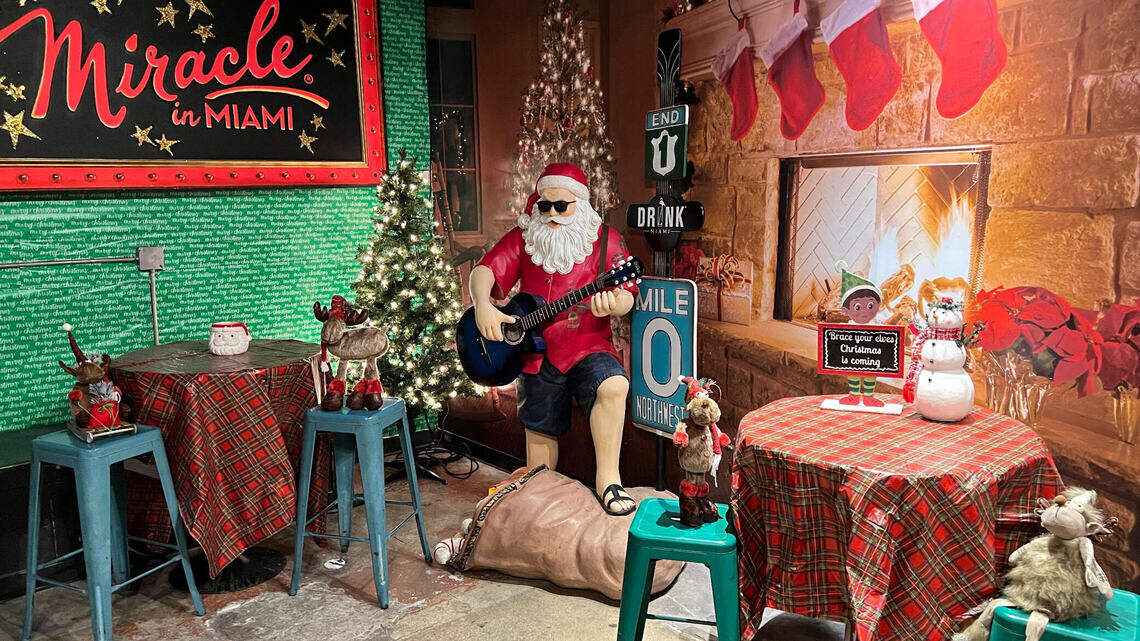 ‘Tis the season to get drinking: Two Christmas-themed bars are popping up around Miami