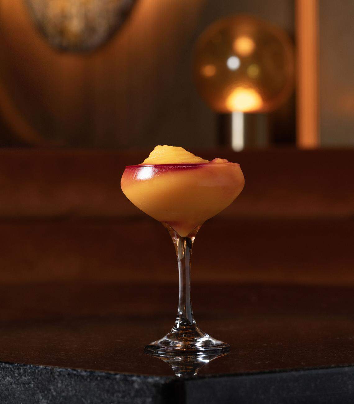 The frozen Bellini at Cactus Club Cafe in Miami.