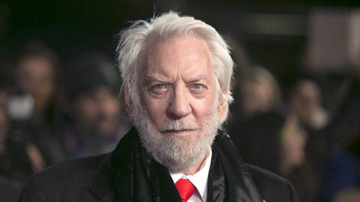 Foto de archivo del 11 de mayo de 2015 del actor Donald Sutherland.