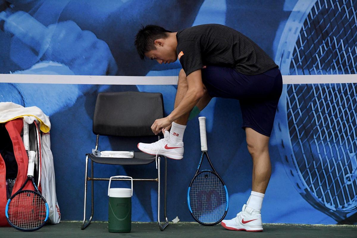 Bradenton resident Kei Nishikori prepared for the 2019 tennis season at IMG Academy.