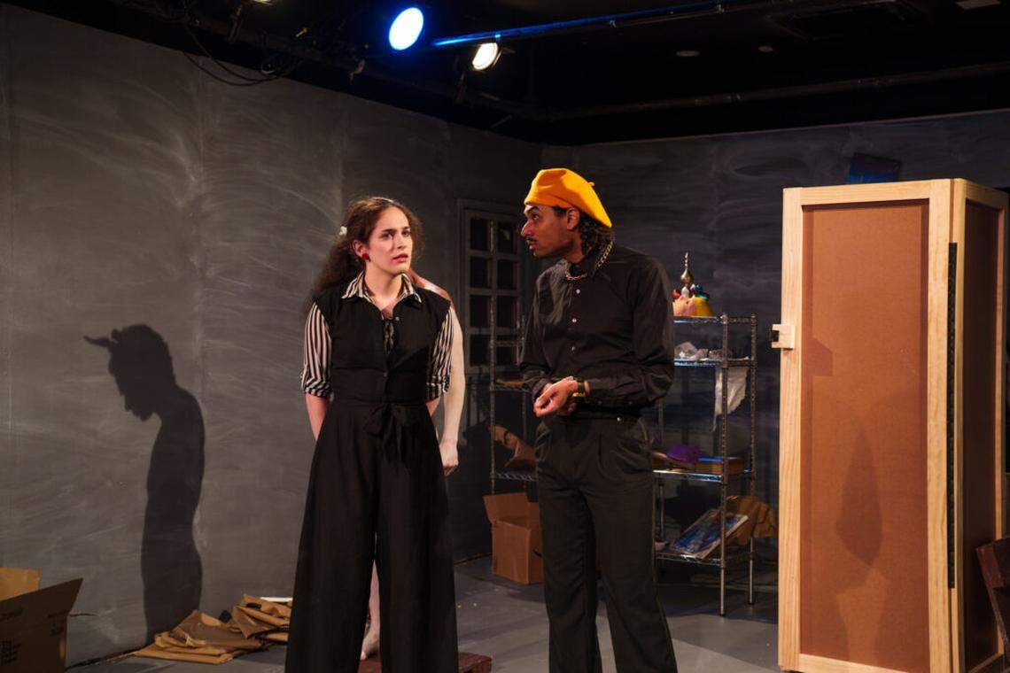 River Iraida Estrada and Richard Lewis in “The Exhibit” at LakehouseRanchPNG through Sunday, April 4.