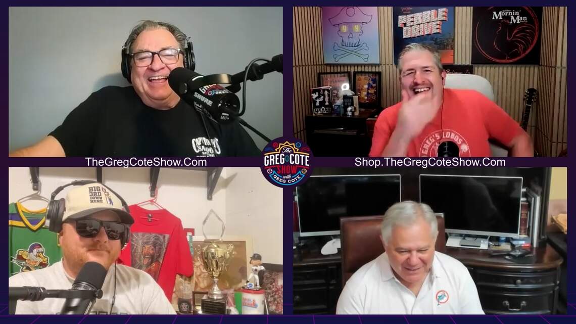 Greg Cote Show: Meet Dolphins unknown legend, Greg on AEW, Catchphrases 8/7, more