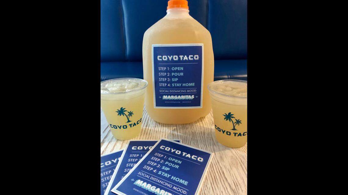 You can order tacos to go with your margarita delivery, too.